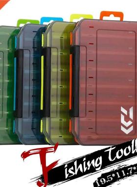 14 Compartments Fishing Tackle Box Double Sides Fishing Lure