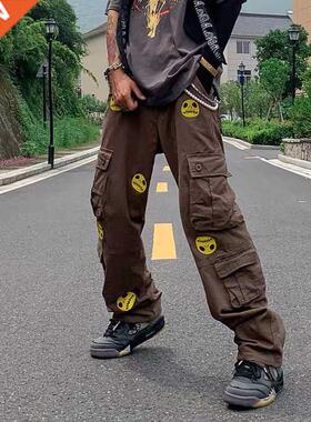 Grimace Drilling Multi-pocke Overalls for Men and Women Stra