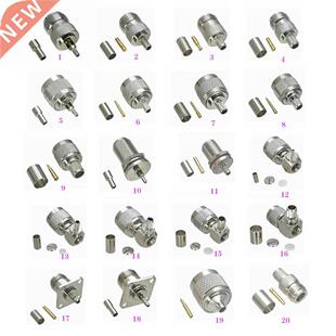 10Pcs Connector N Crimp RG316 RG174 / RG58 RG142 / RG8X LMR2