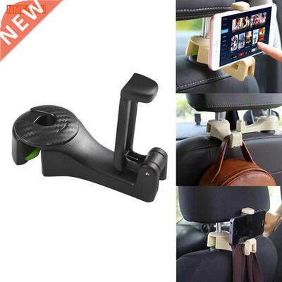 Universal Car Headrest Hooks with Phone Holder Backseat for