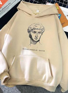 Michelngelo unisex hoodie ins tide couple wer csul ll-m