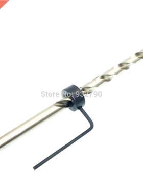 9mm HSS Twist Drill Bit Depth Stop Collar Manual-Hole Partic