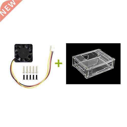 Computer With Screws Acrylic Case With Cooling Fan Heat Diss