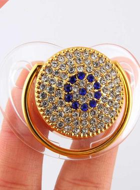 Cartoon Eye Baby Pacifier Bling Newborn Kids Baby Boys Girl