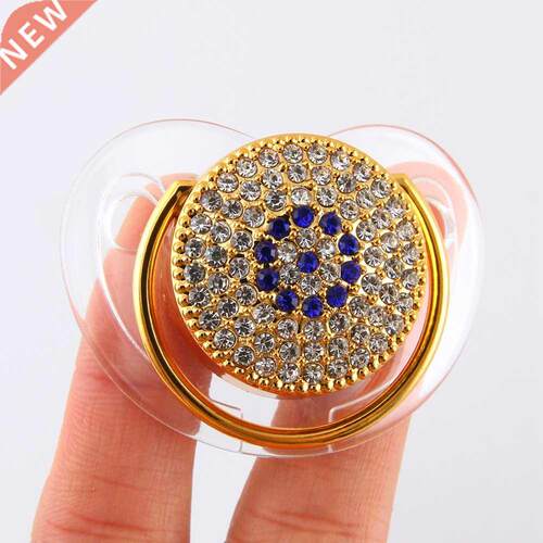 Cartoon Eye Baby Pacifier Bling Newborn Kids Baby Boys Girl