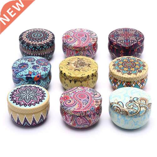 Retro Floral Tin Can Lovely Mini Gift Jewelry Tin Box Cookie