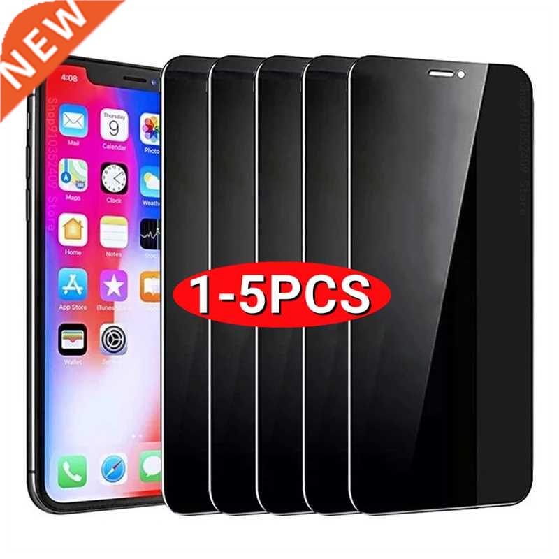 1-5Pcs Privacy Screen Protectors for IPhone 13 12 Pro Max Mi