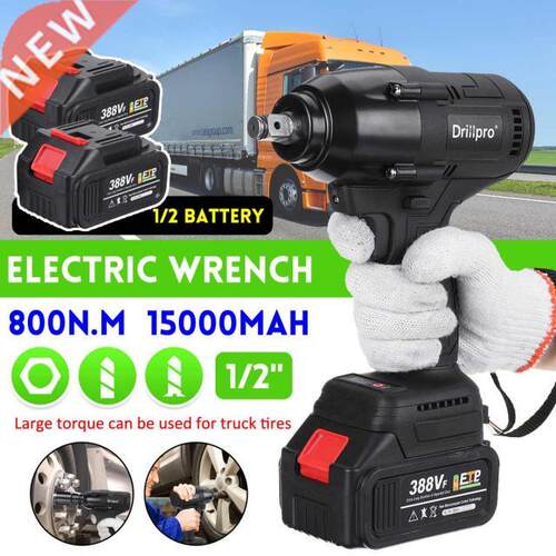 Drillpro High Torque 800N.m Brushless Electric Impact Wrench
