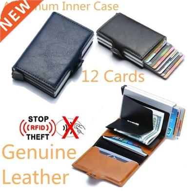 holder 2019 Men Thin Double Aluminium Case Wallet Mini Purse