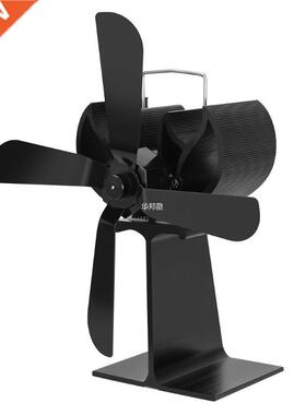 Wood Burner Heater Eco Fan Stove Log Fireplace Fire Heat Pow