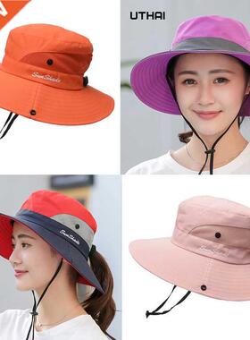 K106 Women's Bucket Hat Panama 2021Fashion Sun Visor Breatha