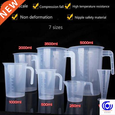 new 100/250/500/1000/2000/3500/5000ml thickened plastic meas