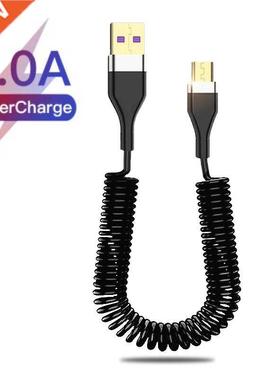 HA10 5A USB C Spring Cable Wire For Xiaomi 11 12 Samsung Rea