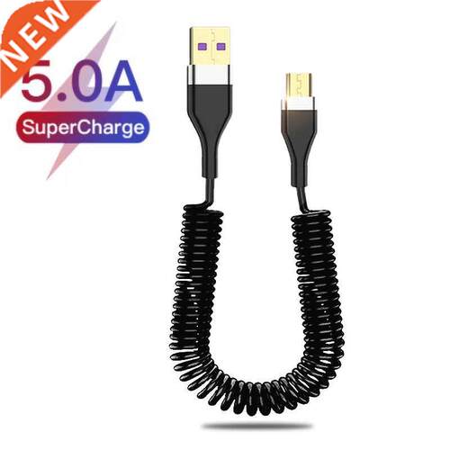 HA10 5A USB C Spring Cable Wire For Xiaomi 11 12 Samsung Rea