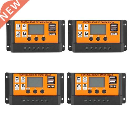 4X 100A MPPT Solar Panel Regulator Charge Controller Auto Fo