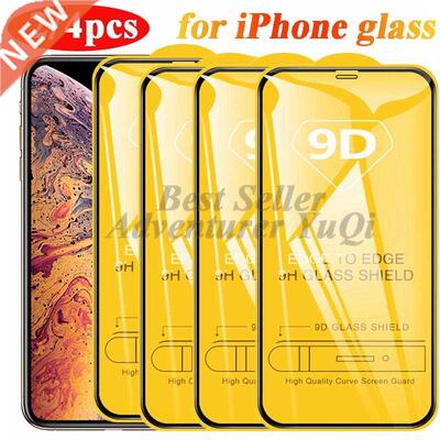 2/4CS 9D Sceen otecto Full Cove Temeed Glass fo Ih