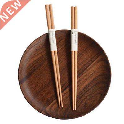8 Pairs Wooden Original Color Chopstick Traditional Chop