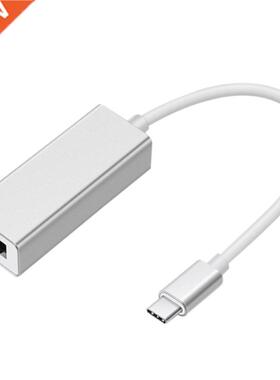 Digital Audio Adapter Rj45 Female Converter USB C to Etherne