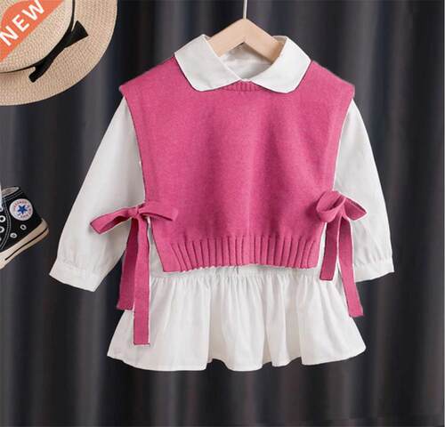 Korean fashion 2022 spring Brand Baby Girls Outfits winter K