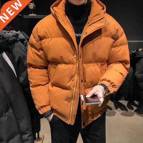 Winter New down Cotton-Padded Coat Thickened Men's Bread Coa