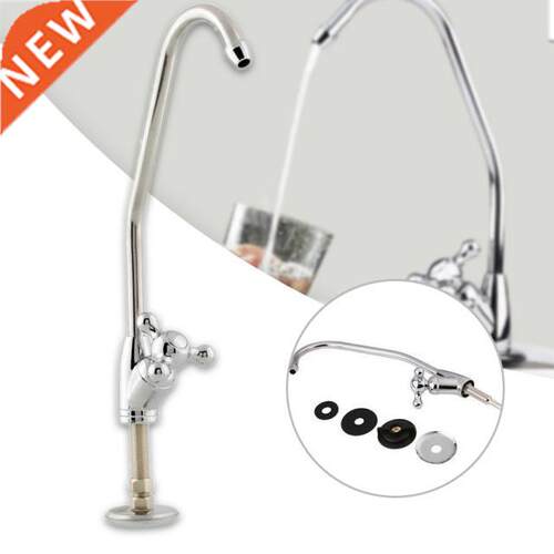 Kitchen Faucet Trigeminal Water Flow Swivel Spout Single Han