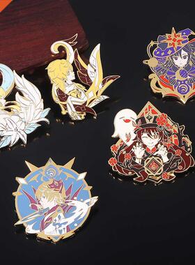 nime Genshin Impct Wendi Trtgli Pins Brooch Gnyu Keqin