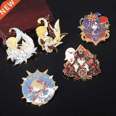 nime Genshin Impct Wendi Trtgli Pins Brooch Gnyu Keqin