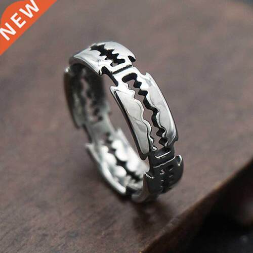 Charm Stainless Steel Hip Hop Bladed Ring Fashion Punk Rock
