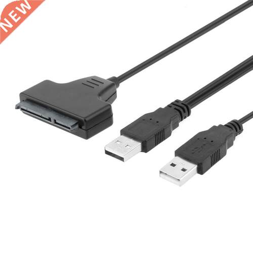 USB 2.0 SATA 7+15Pin Adapter Converter Cable for 2.5inch HDD