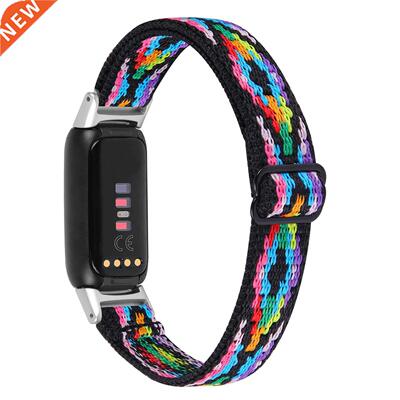 For Fitbit Luxe Strap Adjustable Elastic Nylo Watchstrap New