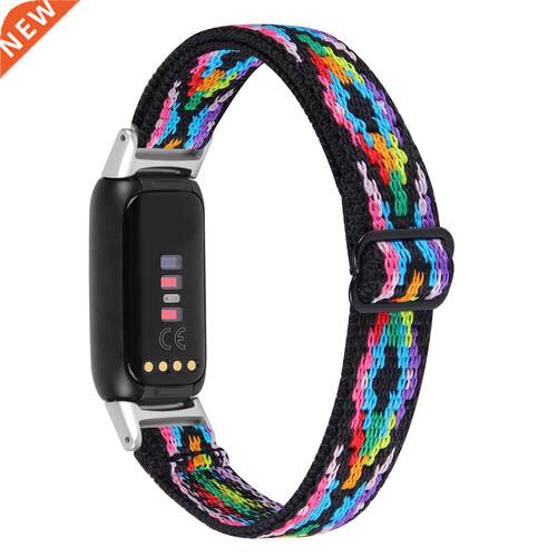For Fitbit Luxe Strap Adjustable Elastic Nylo Watchstrap New