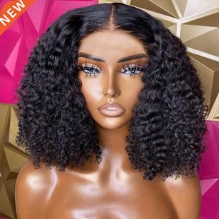 Sunper Queen Short Bob Wig Jerry Curly Human Hair Wigs for W