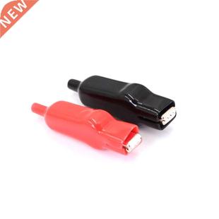 2PCS Sheathed Alligator Clips Electrical DIY Test Leads Alli