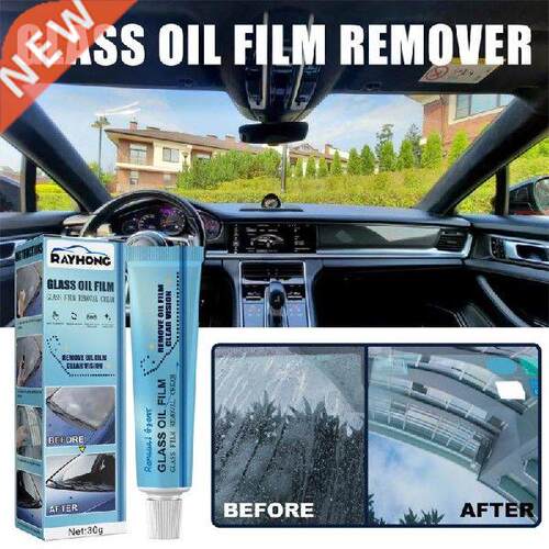 Auto Car Glass Polishing Degreaser Cleaner Oil Film Clean