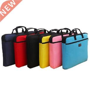 Canvas Zipper Handbag Paper Documents Storage Bag A4 File