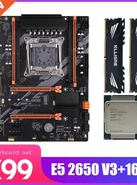 Kllisre X99 D4 mboard set with Xeon E5 2650 V3 LGA2011-