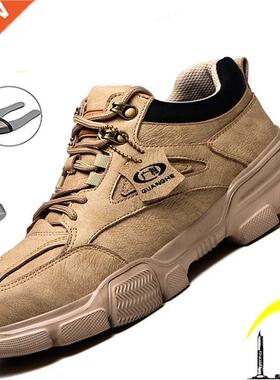Male Safety Shoes Work Sneakers Indestructible Work Safety B