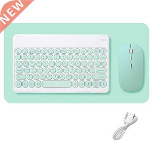 Wireless Keybod and Mouse Combos Set Round Bluetooth Hebre