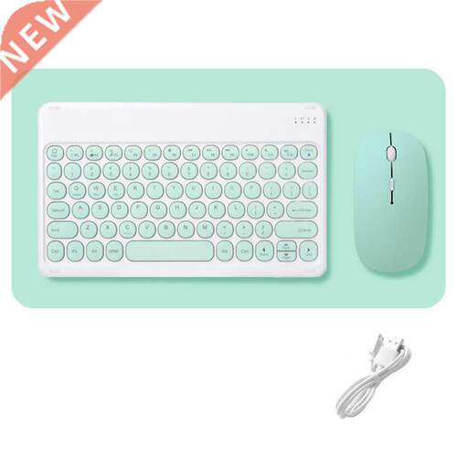 Wireless Keybod and Mouse Combos Set Round Bluetooth Hebre