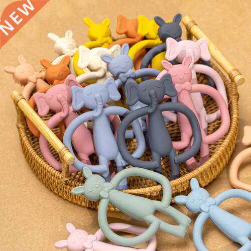New Kids Teething Silicone Nursing Teether Gifts Newborn Den