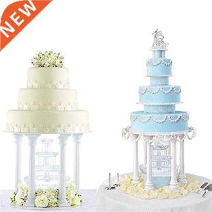 4pcs Pillars Wedding Cake Stands Cake Decorating Tools