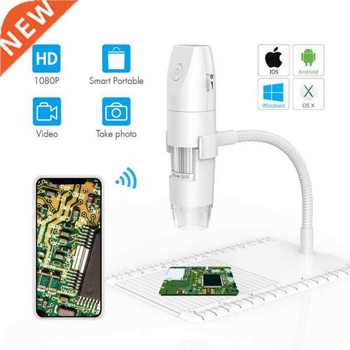 USB Microscope Wireless WiFi Digital Microscope 1080P Portab
