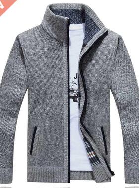 Sweater Men Autumn Winter Cardigan SweaterCoats Male Thick F