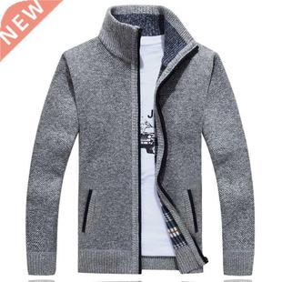 Sweater Men Autumn Winter Cardigan SweaterCoats Male Thick F