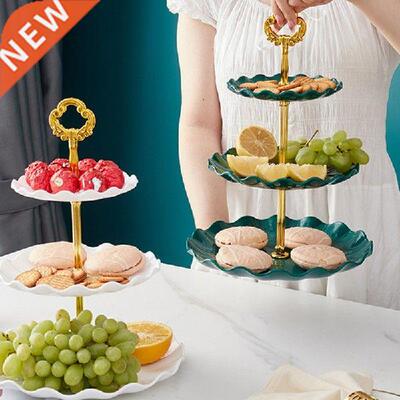 Detchble Cke Stnd Europen Style Round 3 Tier Pstry