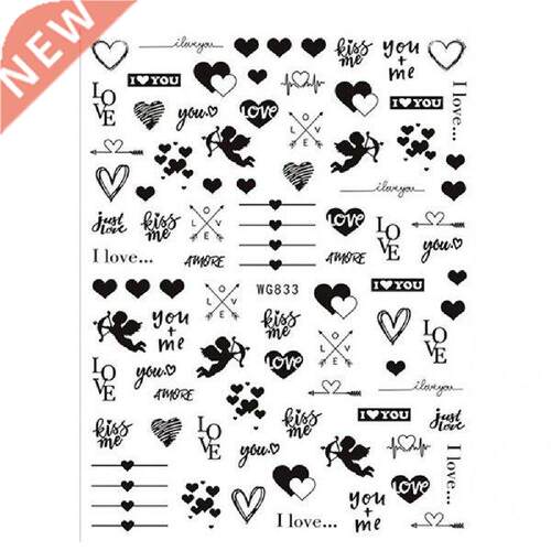 Nail Decals Vivid Nail Slider Romantic Valentines Love