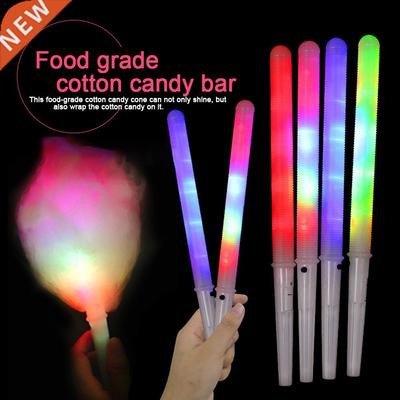Cotton Candy Cones Colorful Glowing Sticks Tela Impermeable