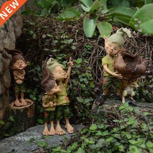 Creativo elf decorazione figura bambola figurine in