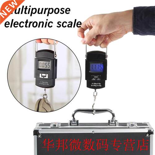 Scale Hook Fish Weight Mini Hanging Scale Pocket Portable 50