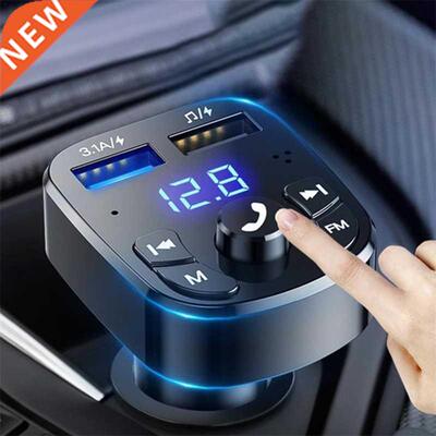 Car MP3 Player Fm Transmitter Wireless Bluetooth 5.0 Noise R
